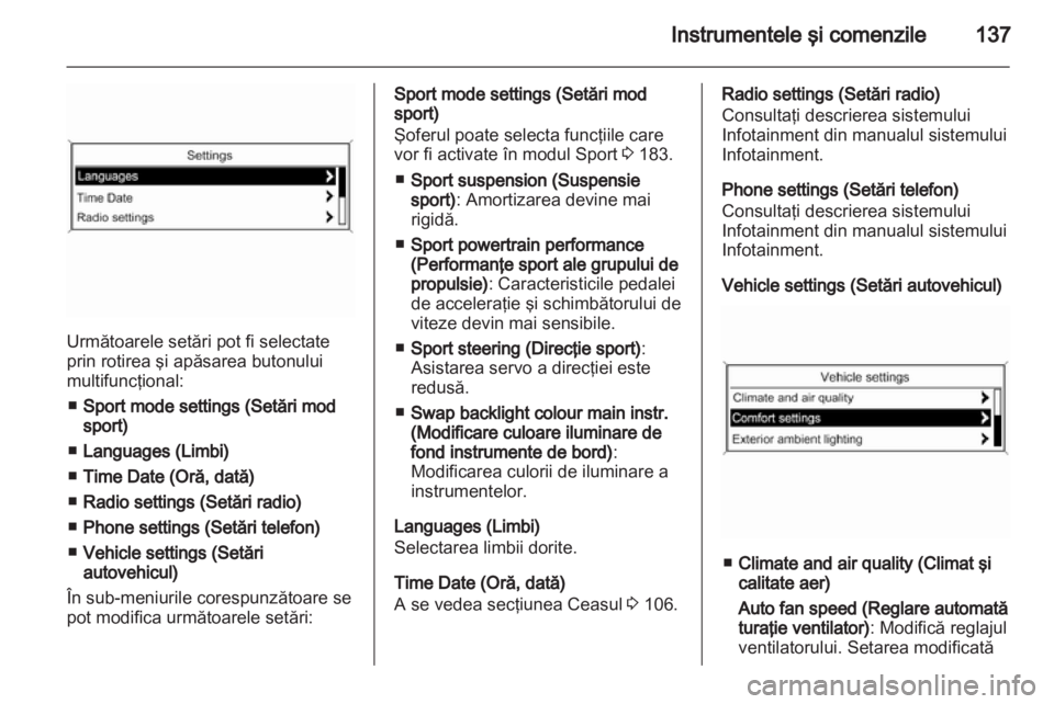 OPEL ASTRA J 2013  Manual de utilizare (in Romanian) 