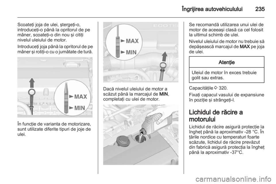 OPEL ASTRA J 2013  Manual de utilizare (in Romanian) 