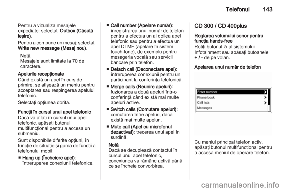 OPEL ASTRA J 2013.5  Manual pentru sistemul Infotainment (in Romanian) 