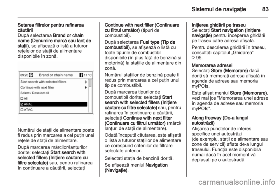 OPEL ASTRA J 2013.5  Manual pentru sistemul Infotainment (in Romanian) 