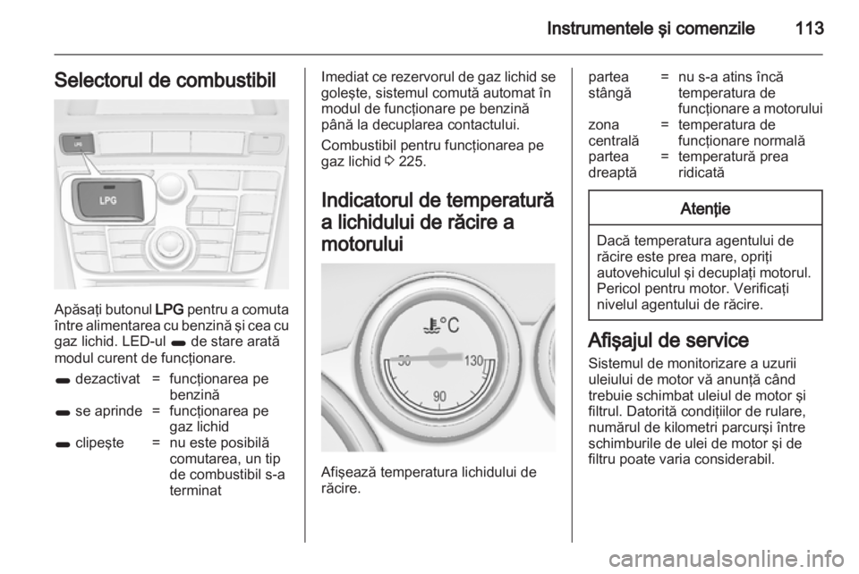 OPEL ASTRA J 2013.5  Manual de utilizare (in Romanian) 