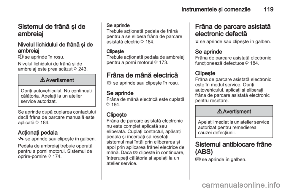 OPEL ASTRA J 2013.5  Manual de utilizare (in Romanian) 