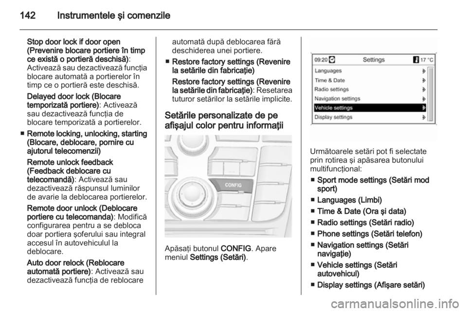 OPEL ASTRA J 2013.5  Manual de utilizare (in Romanian) 