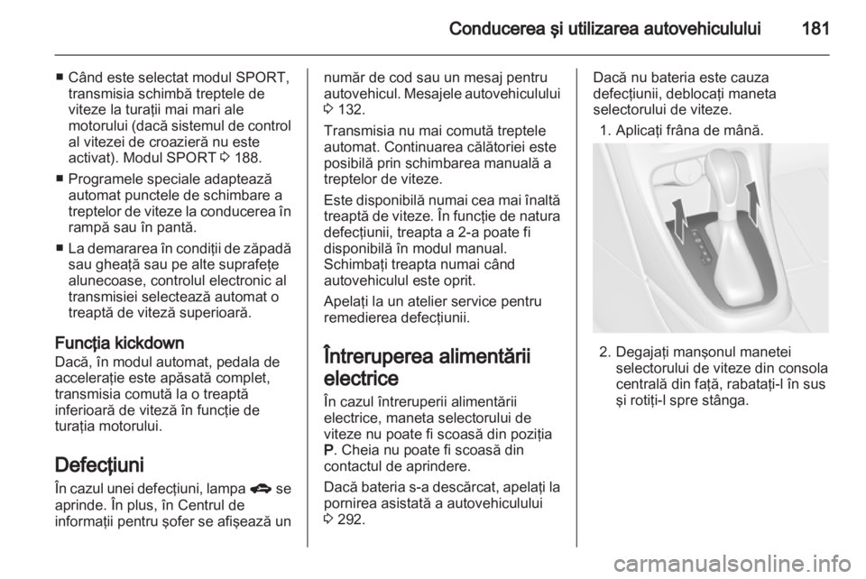 OPEL ASTRA J 2013.5  Manual de utilizare (in Romanian) 