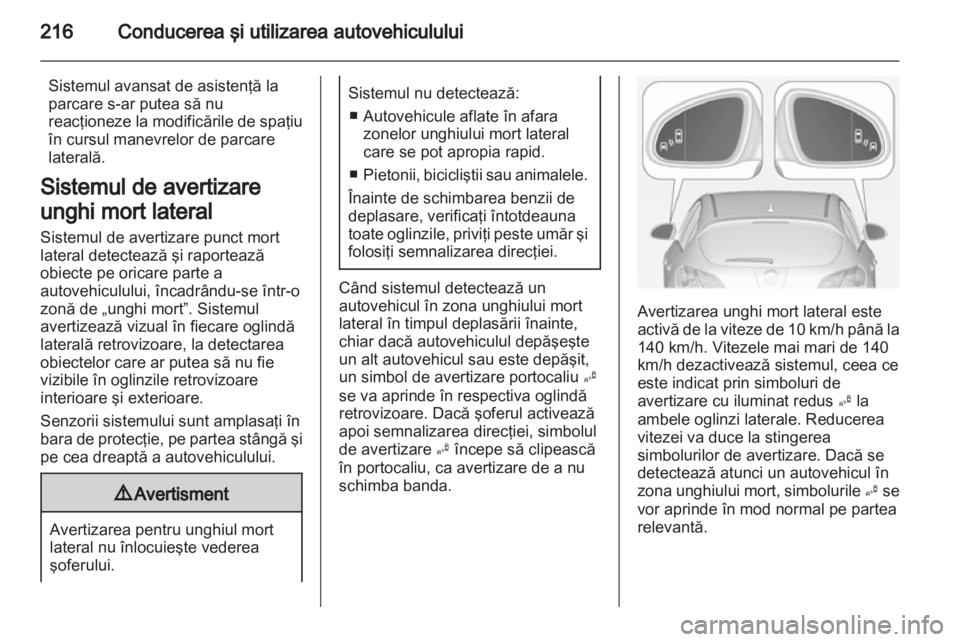 OPEL ASTRA J 2013.5  Manual de utilizare (in Romanian) 