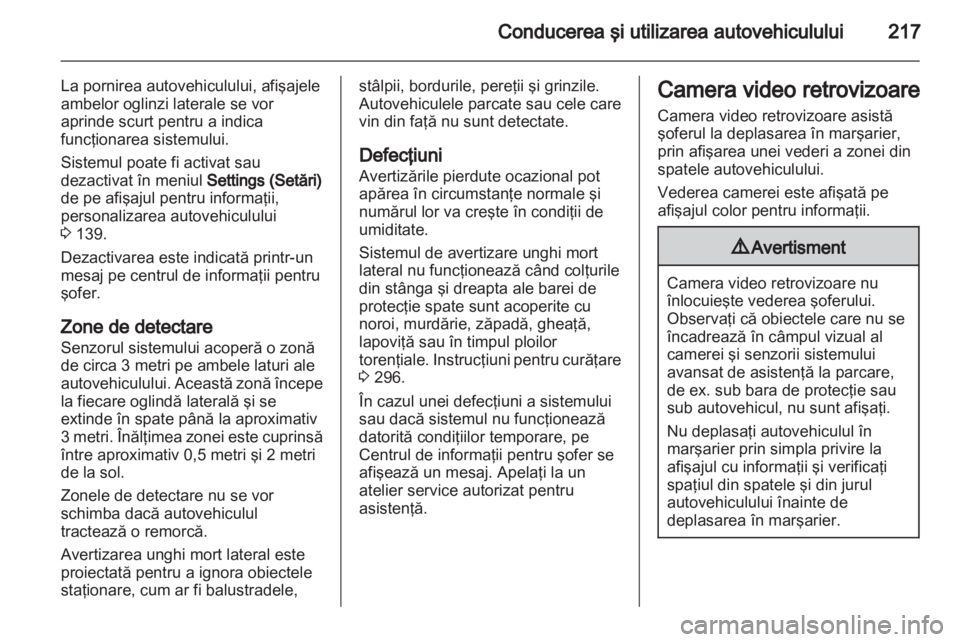 OPEL ASTRA J 2013.5  Manual de utilizare (in Romanian) 
