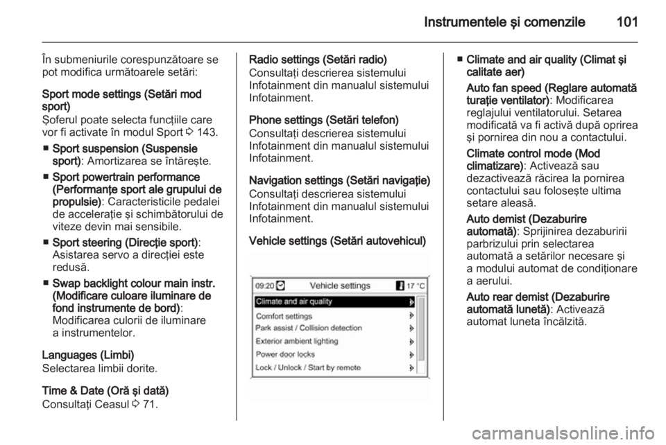 OPEL ASTRA J GTC 2012  Manual de utilizare (in Romanian) 
