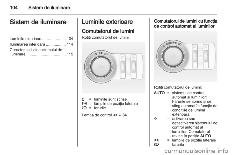 OPEL ASTRA J GTC 2012  Manual de utilizare (in Romanian) 