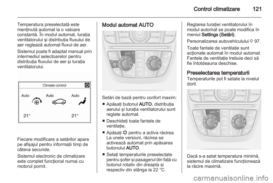 OPEL ASTRA J GTC 2012  Manual de utilizare (in Romanian) 