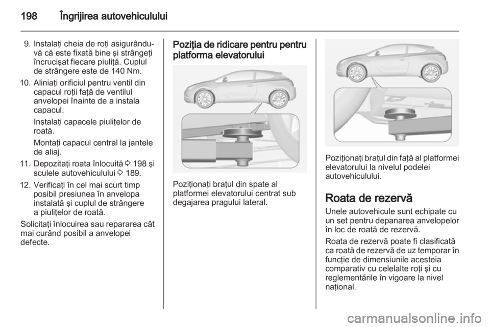 OPEL ASTRA J GTC 2012  Manual de utilizare (in Romanian) 