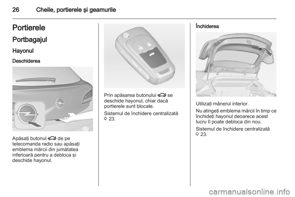 OPEL ASTRA J GTC 2012  Manual de utilizare (in Romanian) 