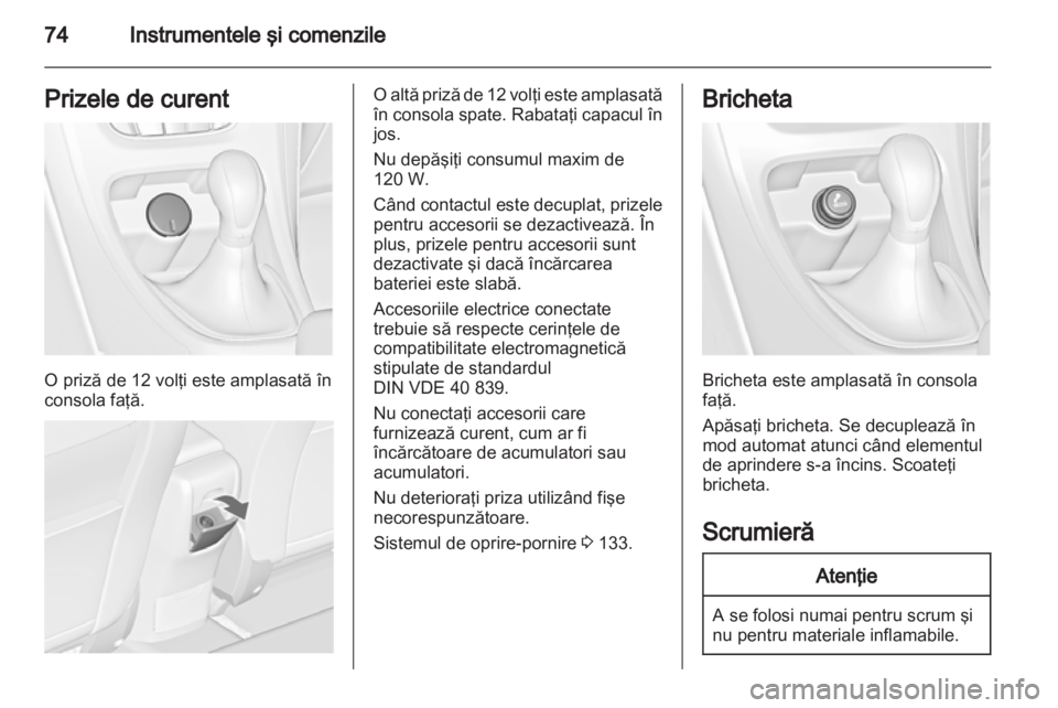 OPEL ASTRA J GTC 2012.5  Manual de utilizare (in Romanian) 