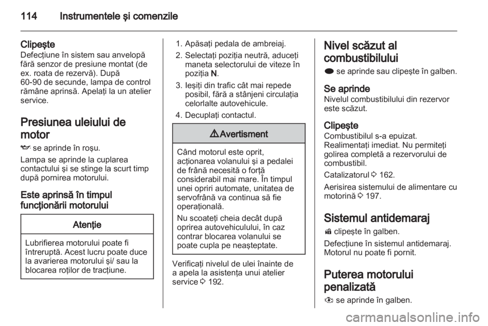 OPEL ASTRA J HB5 & ST 2012  Manual de utilizare (in Romanian) 