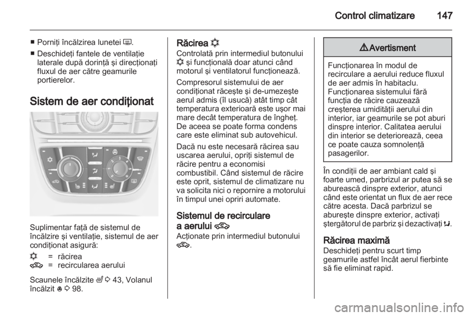 OPEL ASTRA J HB5 & ST 2012  Manual de utilizare (in Romanian) 