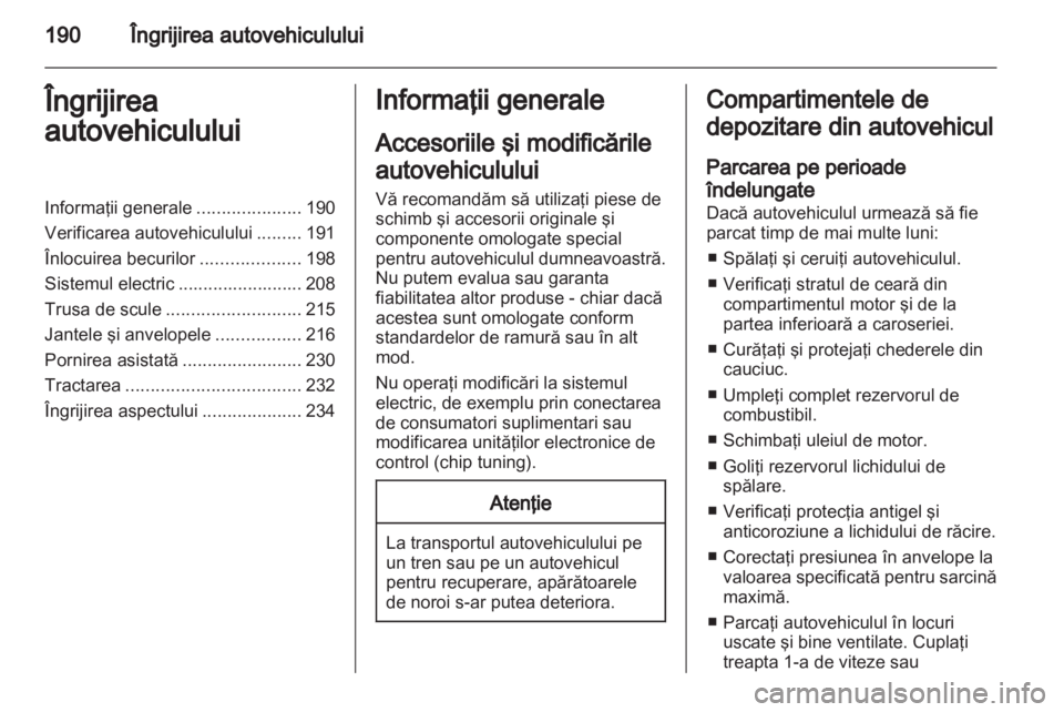 OPEL ASTRA J HB5 & ST 2012  Manual de utilizare (in Romanian) 