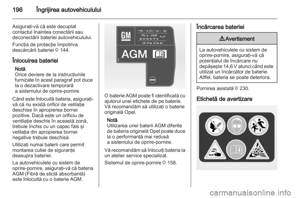 OPEL ASTRA J HB5 & ST 2012  Manual de utilizare (in Romanian) 