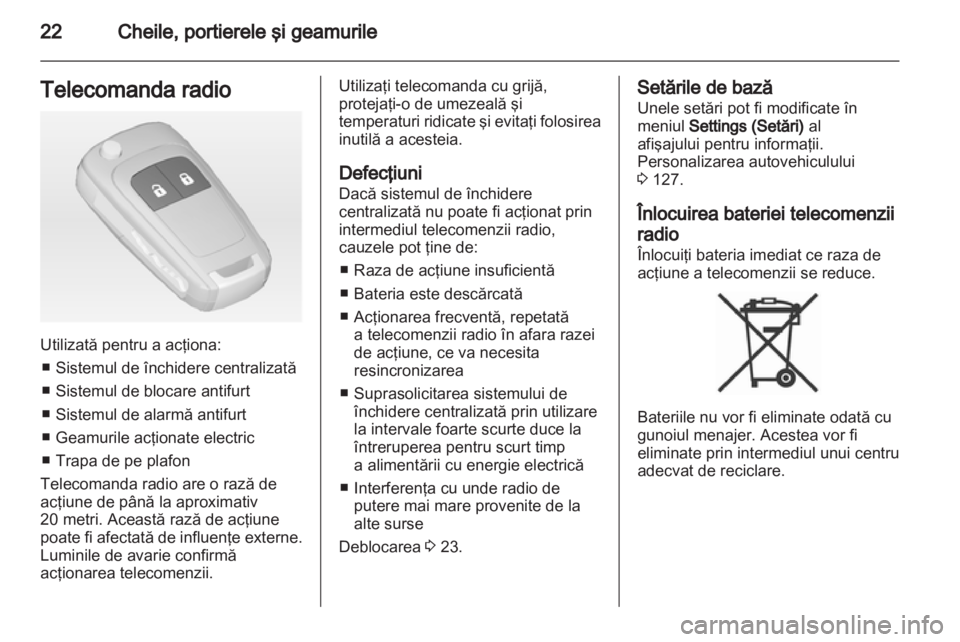 OPEL ASTRA J HB5 & ST 2012  Manual de utilizare (in Romanian) 