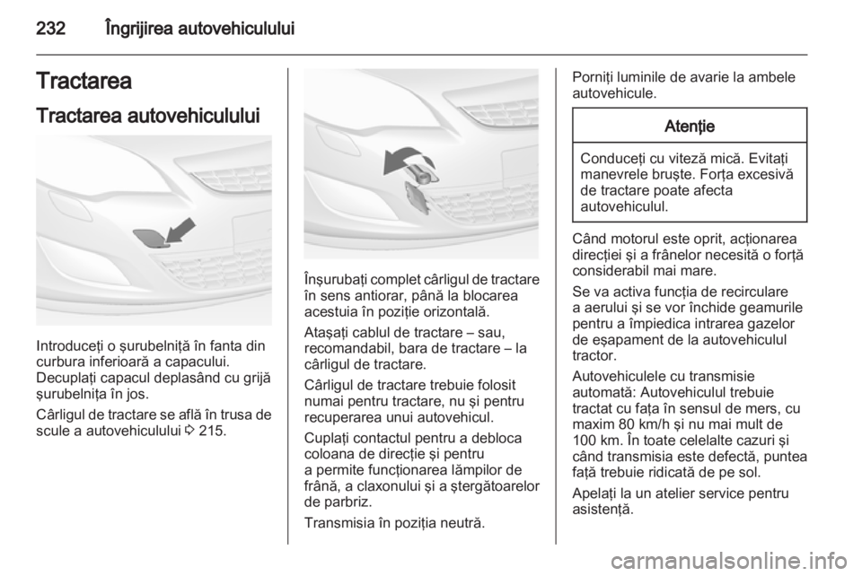 OPEL ASTRA J HB5 & ST 2012  Manual de utilizare (in Romanian) 