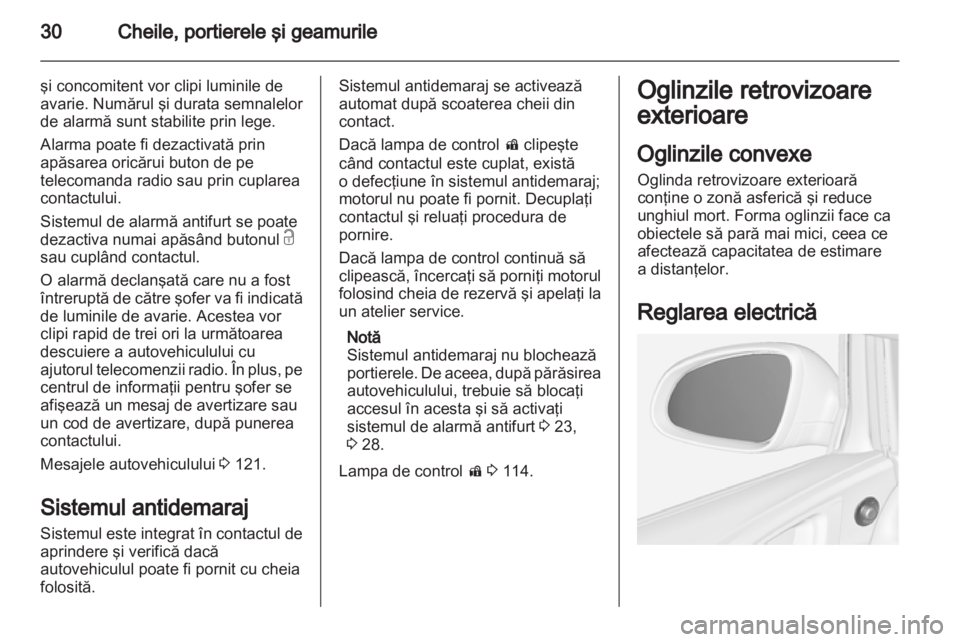 OPEL ASTRA J HB5 & ST 2012  Manual de utilizare (in Romanian) 