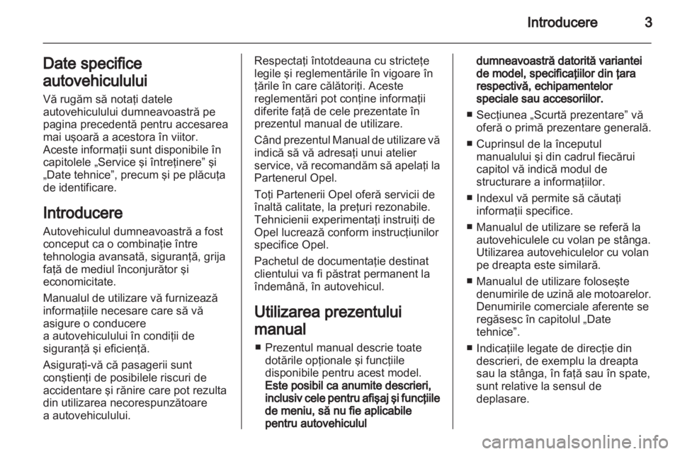 OPEL ASTRA J HB5 & ST 2012  Manual de utilizare (in Romanian) 