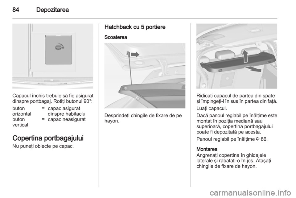 OPEL ASTRA J HB5 & ST 2012  Manual de utilizare (in Romanian) 