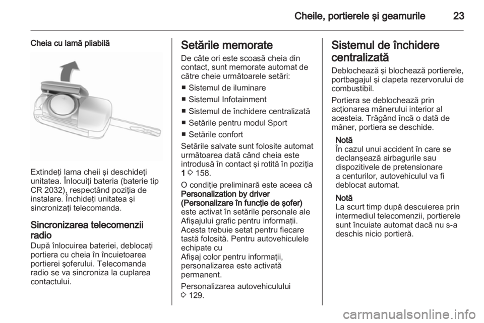 OPEL ASTRA J HB5 & ST 2012.5  Manual de utilizare (in Romanian) 