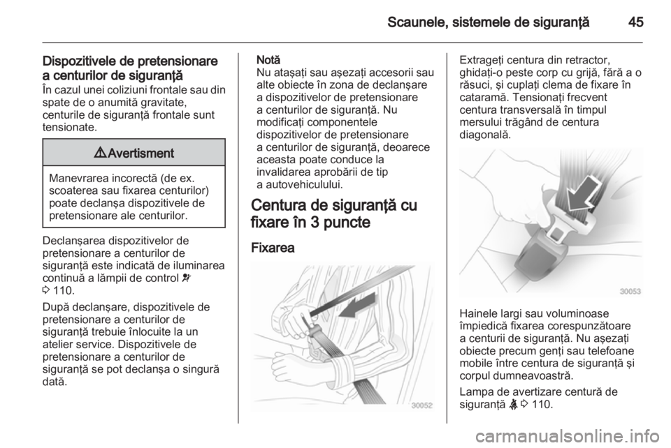 OPEL ASTRA J HB5 & ST 2012.5  Manual de utilizare (in Romanian) 