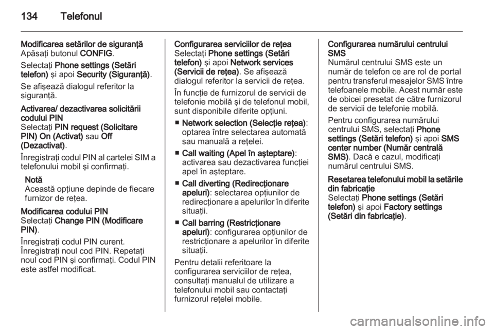 OPEL CASCADA 2013.5  Manual pentru sistemul Infotainment (in Romanian) 