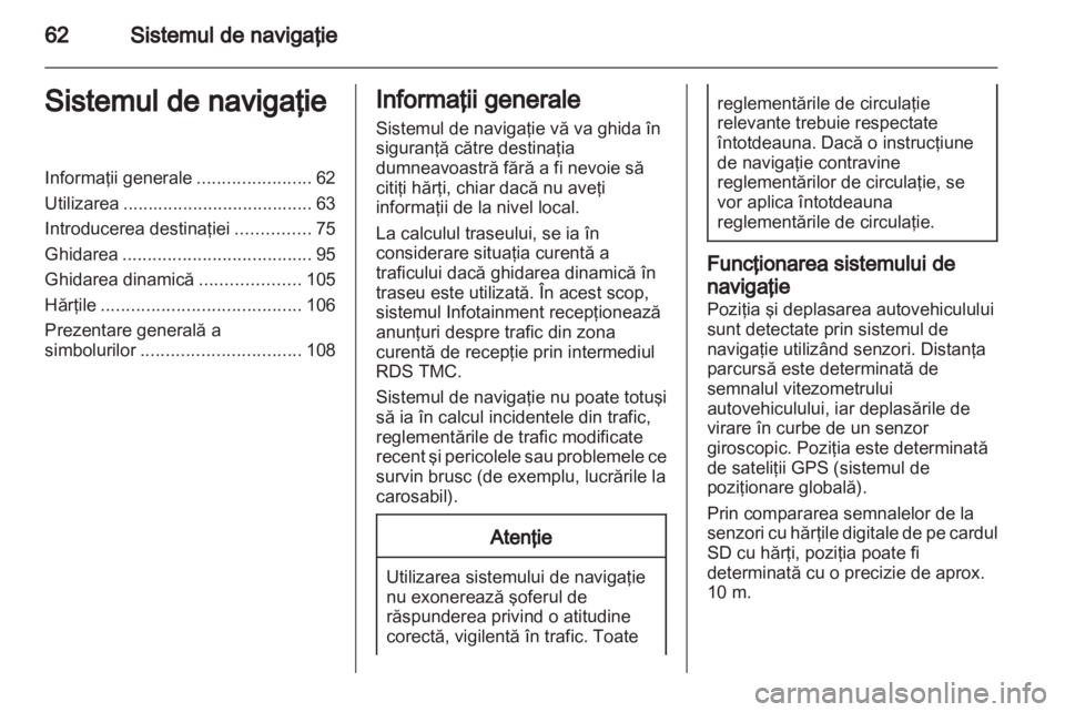 OPEL CASCADA 2013.5  Manual pentru sistemul Infotainment (in Romanian) 
