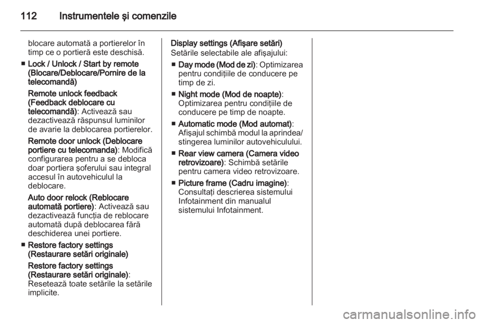 OPEL CASCADA 2013.5  Manual de utilizare (in Romanian) 