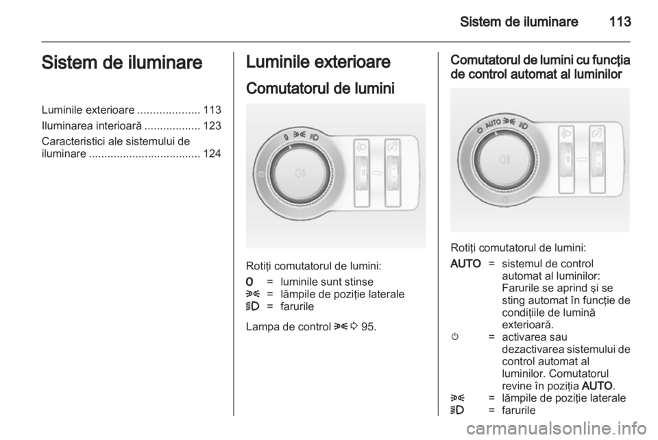 OPEL CASCADA 2013.5  Manual de utilizare (in Romanian) 