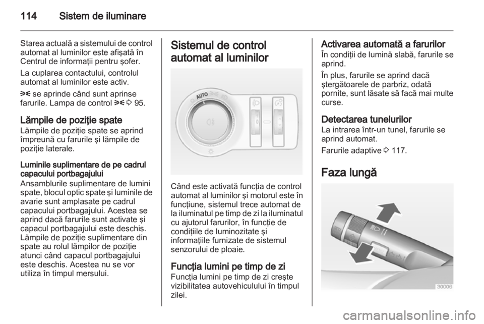 OPEL CASCADA 2013.5  Manual de utilizare (in Romanian) 