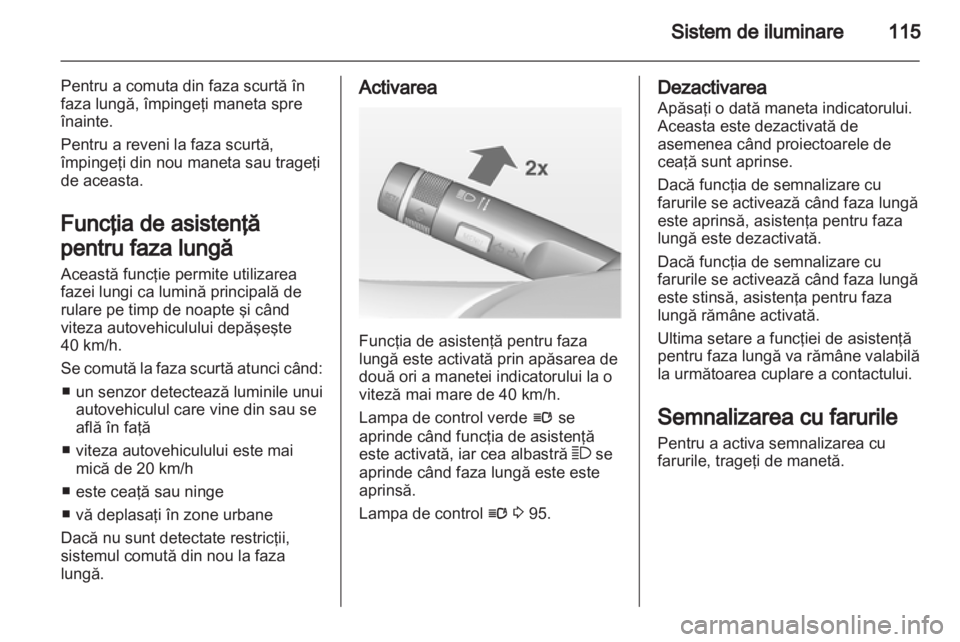 OPEL CASCADA 2013.5  Manual de utilizare (in Romanian) 