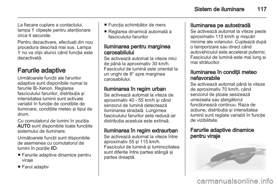 OPEL CASCADA 2013.5  Manual de utilizare (in Romanian) 