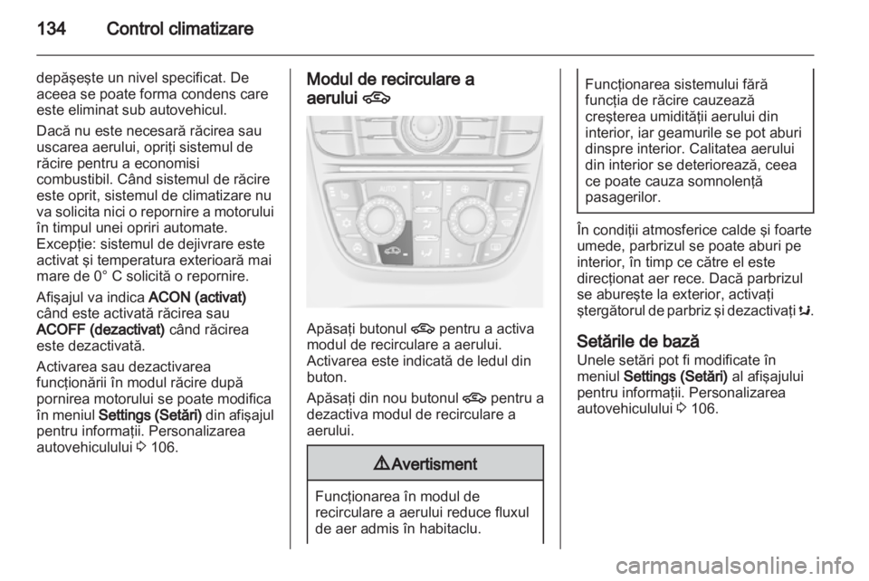 OPEL CASCADA 2013.5  Manual de utilizare (in Romanian) 