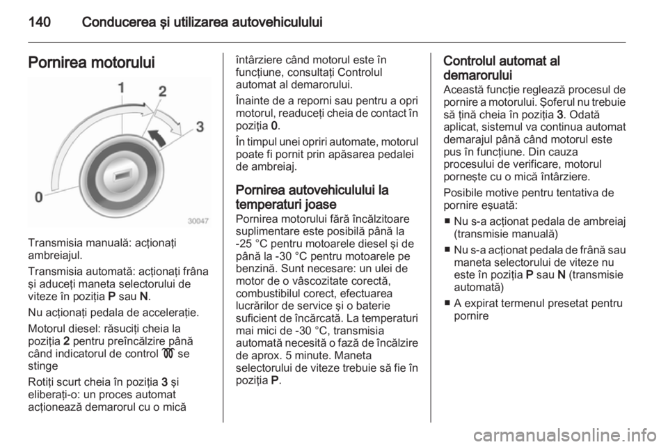 OPEL CASCADA 2013.5  Manual de utilizare (in Romanian) 