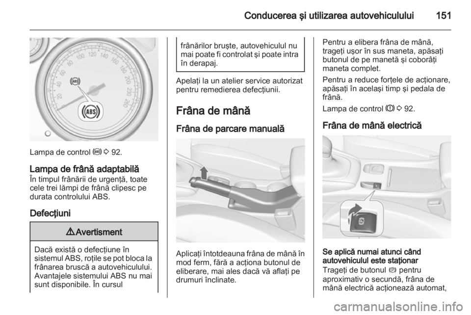 OPEL CASCADA 2013.5  Manual de utilizare (in Romanian) 