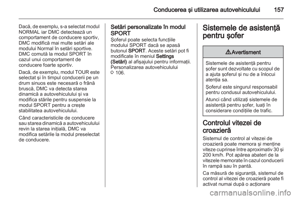 OPEL CASCADA 2013.5  Manual de utilizare (in Romanian) 