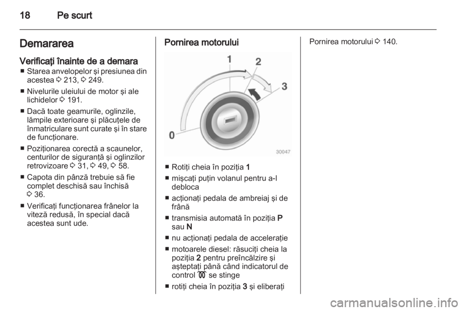 OPEL CASCADA 2013.5  Manual de utilizare (in Romanian) 