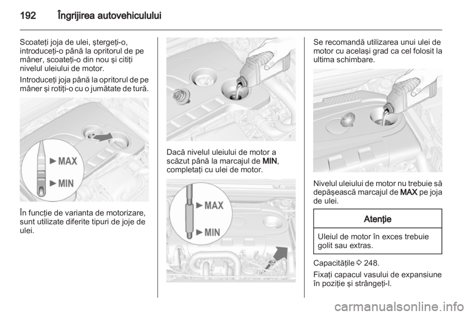 OPEL CASCADA 2013.5  Manual de utilizare (in Romanian) 