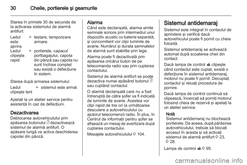 OPEL CASCADA 2013.5  Manual de utilizare (in Romanian) 