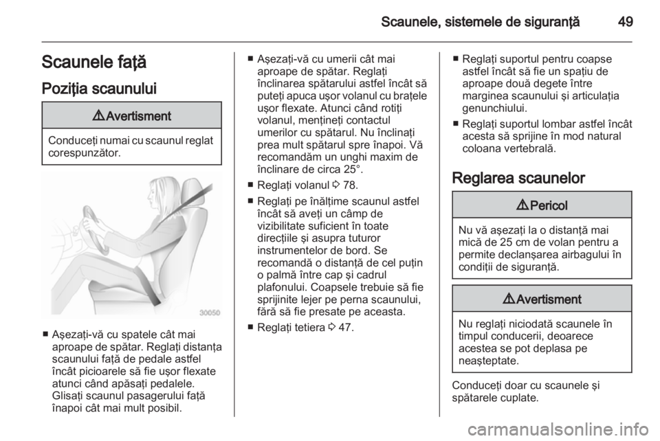 OPEL CASCADA 2013.5  Manual de utilizare (in Romanian) 
