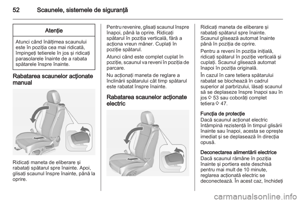 OPEL CASCADA 2013.5  Manual de utilizare (in Romanian) 