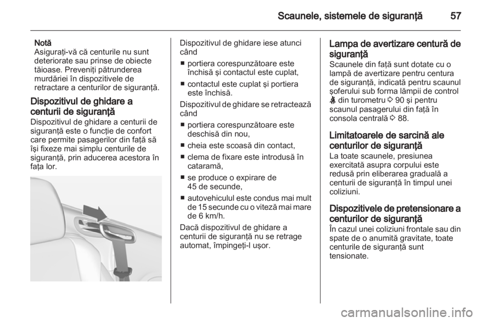 OPEL CASCADA 2013.5  Manual de utilizare (in Romanian) 
