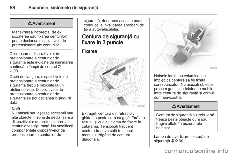 OPEL CASCADA 2013.5  Manual de utilizare (in Romanian) 