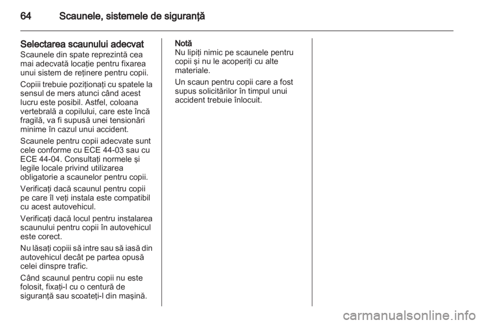 OPEL CASCADA 2013.5  Manual de utilizare (in Romanian) 