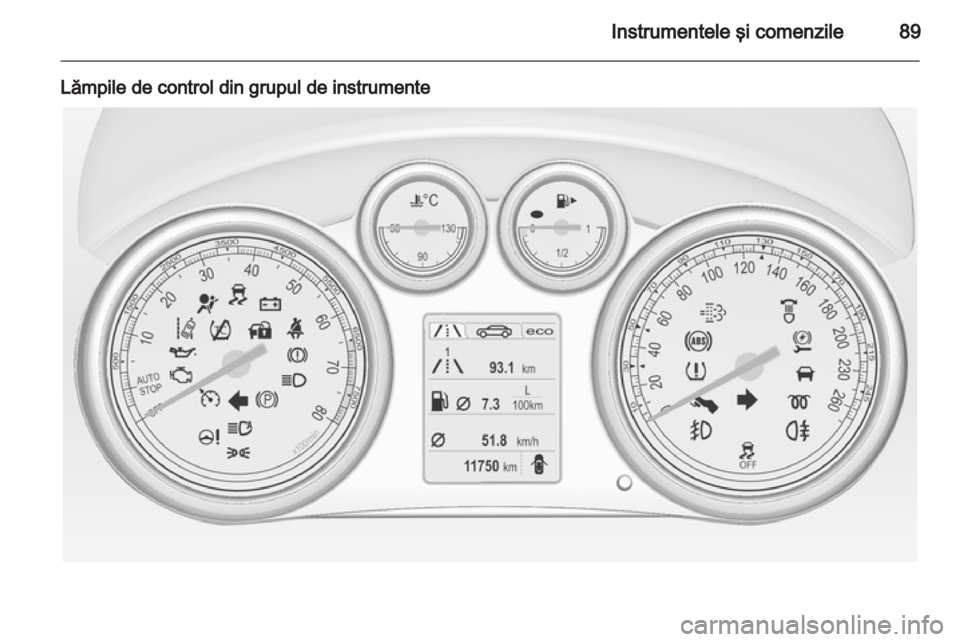 OPEL CASCADA 2013.5  Manual de utilizare (in Romanian) 