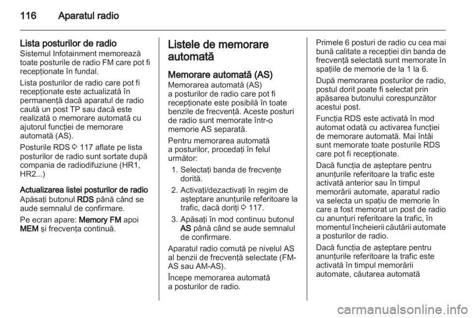 OPEL COMBO 2011  Manual pentru sistemul Infotainment (in Romanian) 