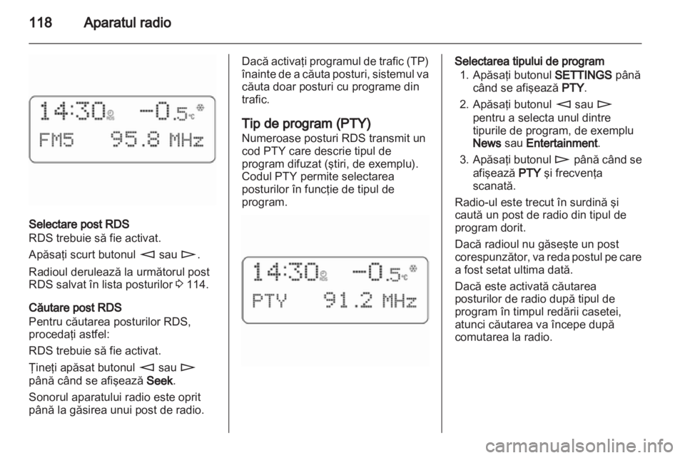 OPEL COMBO 2011  Manual pentru sistemul Infotainment (in Romanian) 