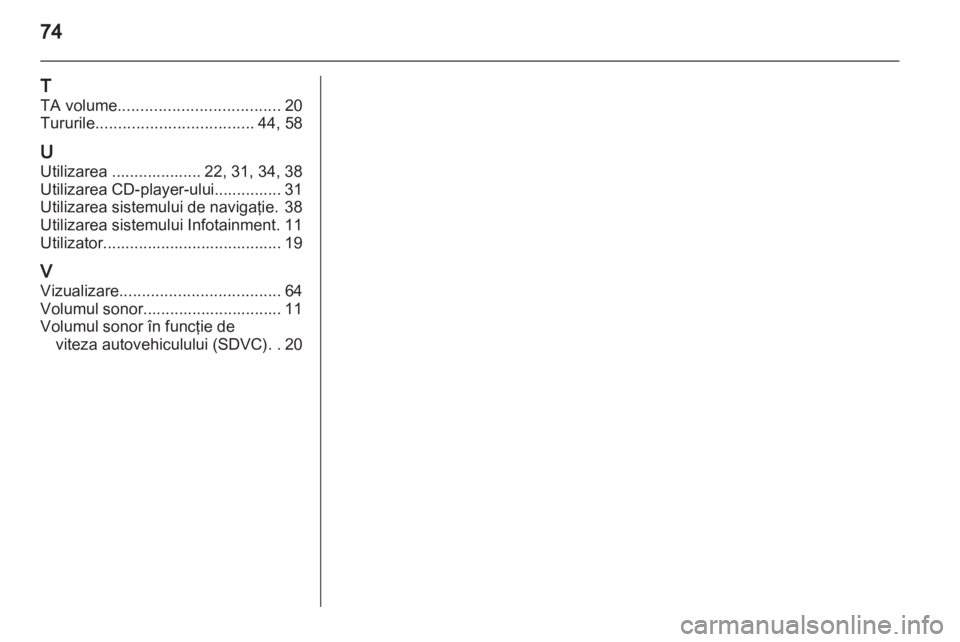 OPEL COMBO 2011  Manual pentru sistemul Infotainment (in Romanian) 